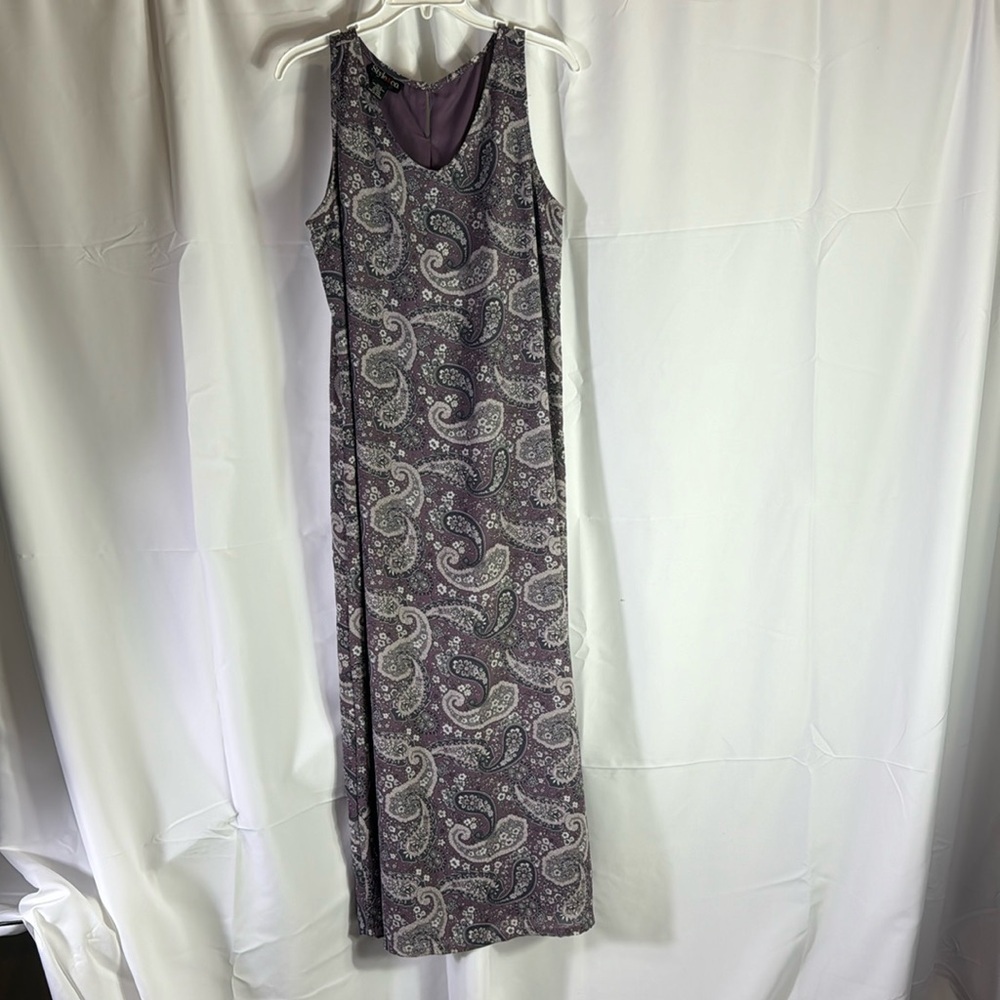 Style & Co maxi paisley dress ( 10)‎